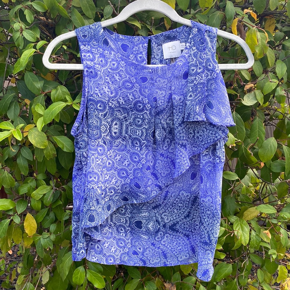 HD in Paris (Anthropologie) Sleeveless Blouse